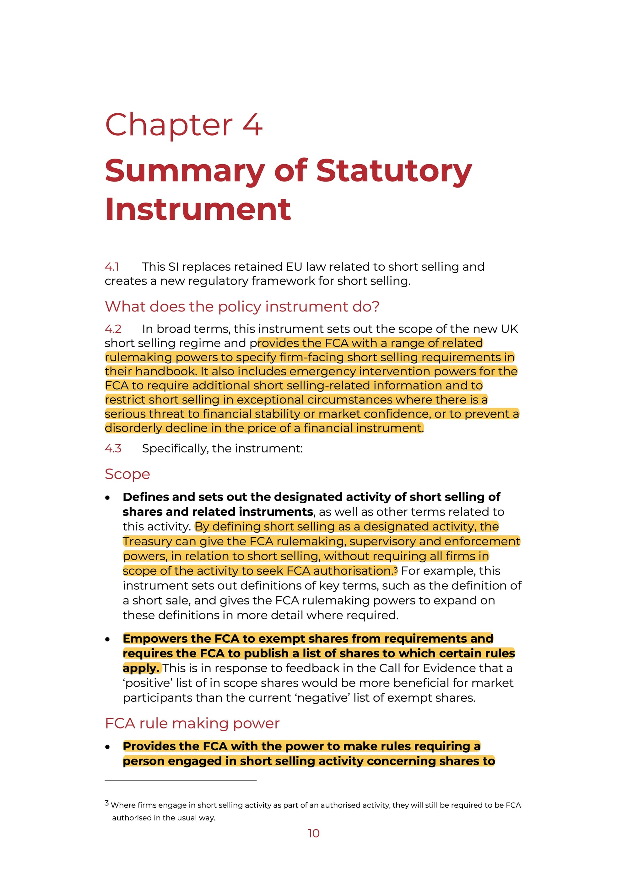 OVERVIEW OF STATUTORY INSTRUMENT - PAGE 1