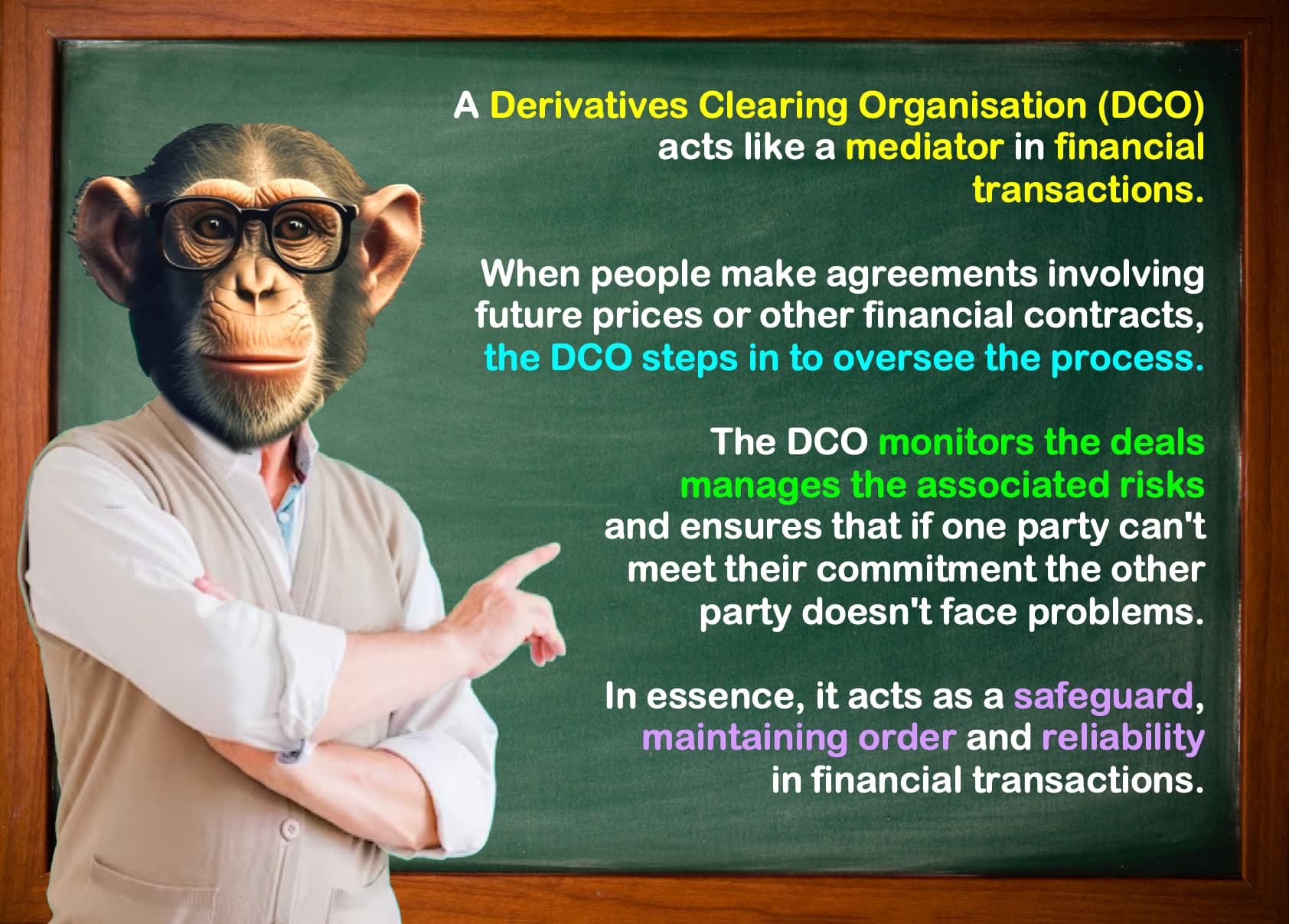 IMAGE EXPLAINING THE DCO OPERATIONING AS A FINANCIAL MEDIATOR 