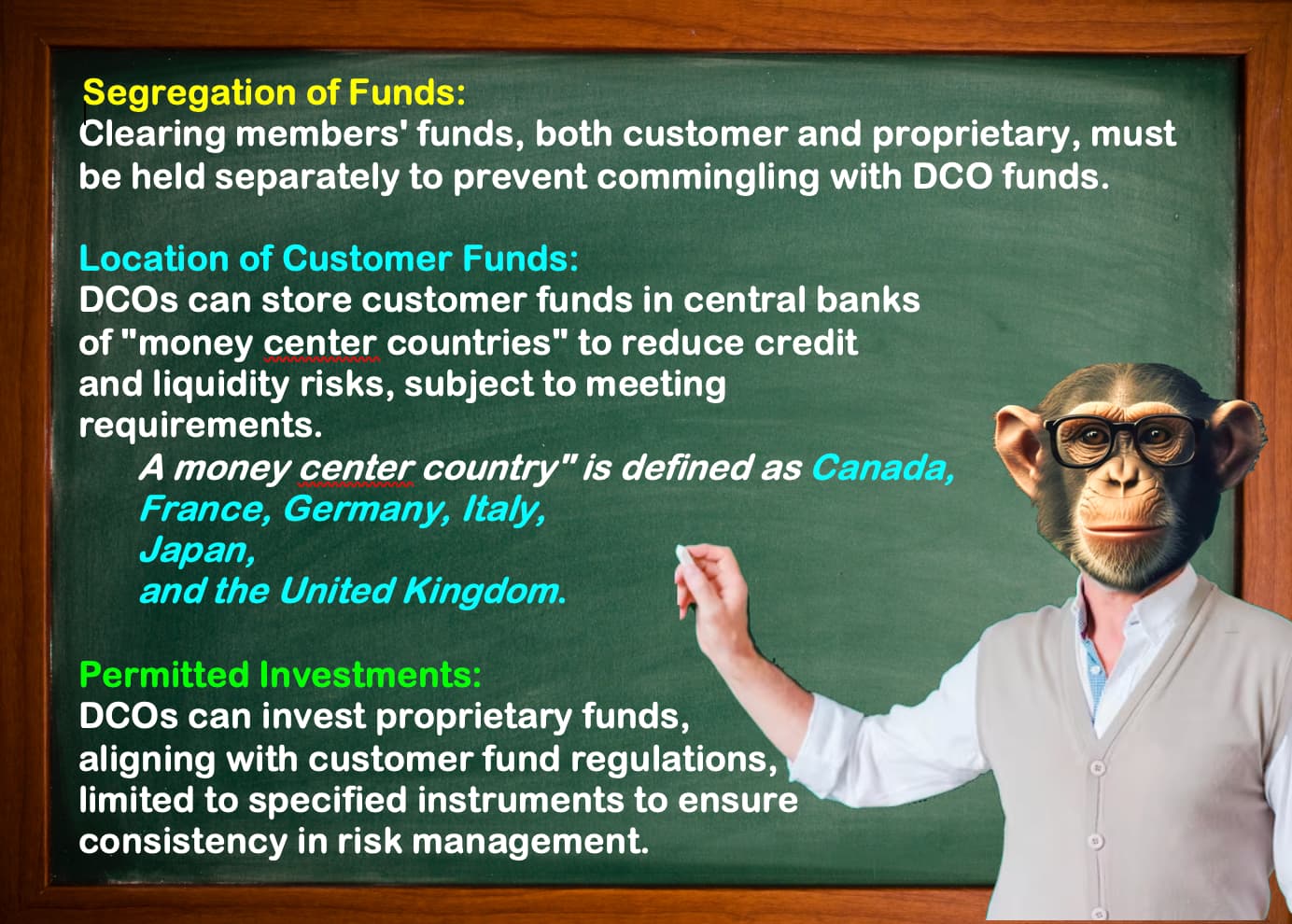 IMAGE - RECAPPING MAIN POINTS INCLUDING SEGREGATION OF FUNDS, LOCATION OF CUSTOMER FUNDS AND PERMITTED INVESTMENTS.