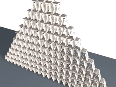 GIF OF A TUMBLING HOUSE OF CARDS
