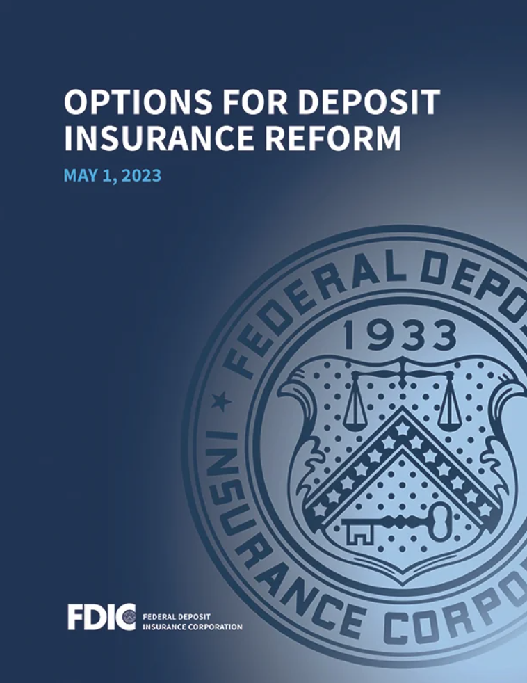 FDIC Alert! FDIC Releases Comprehensive Overview of Deposit Insurance System, Including Options for Deposit Insurance Reform: "Deposit insurance can result in moral hazard and can increase bank risk-taking."