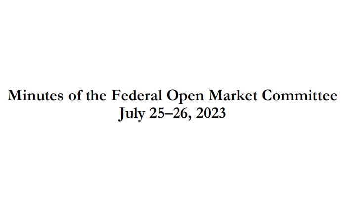 July FOMC: "Various participants commented on risks that could affect some banks, including unrealized losses on assets resulting from rising interest rates, significant reliance on uninsured deposits, and increased funding costs."