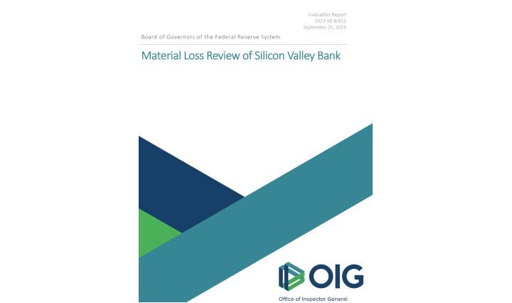 Material Loss Review of Silicon Valley Bank