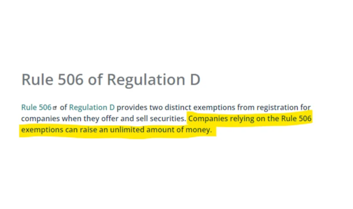 On 9/21 the SEC Investor Advisory Committee to Discuss Exempt Offerings under Regulation D Rule 506 (Companies relying on Rule 506 exemptions can raise an unlimited amount of money)