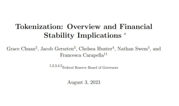 "Similar to the role of securitization during the GFC, tokenization can potentially disguise riskier or illiquid reference assets as safe and easily tradeable, possibly encouraging higher leverage and risk-taking."