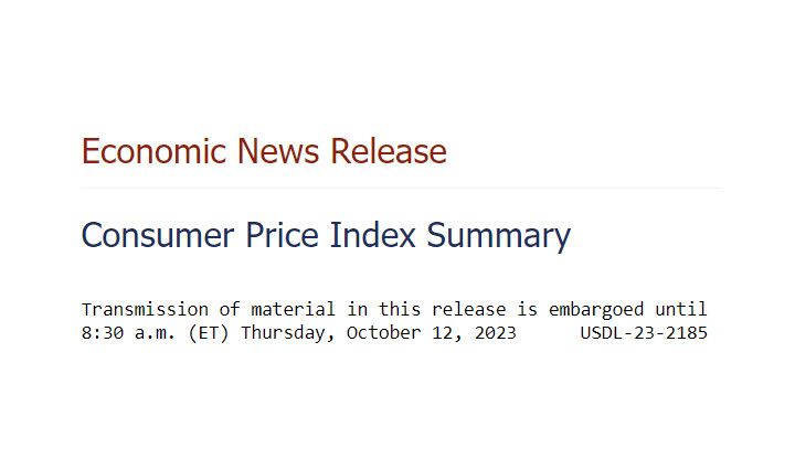 September Consumer Price Index Summary