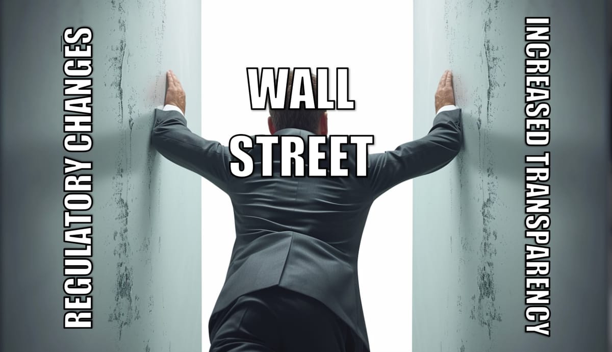 The Walls Are Closing In Around Wall Street.