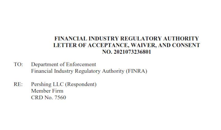 From June 1997 - June 2023, Pershing failed to report millions of fractional share trades