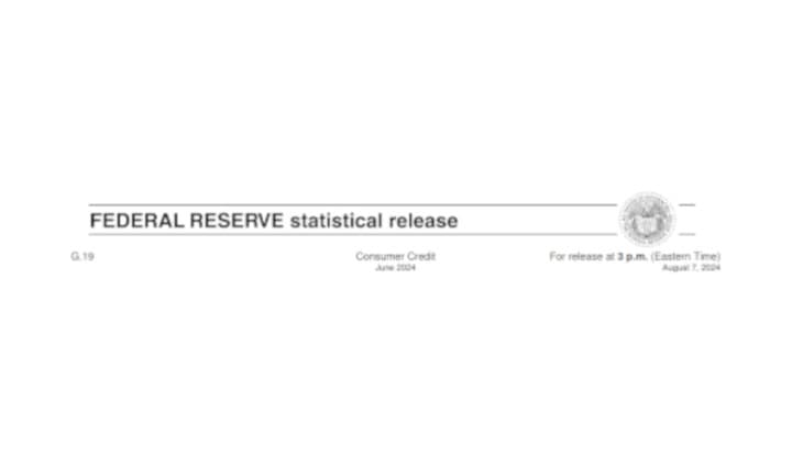 Consumer credit increased at a seasonally adjusted annual rate of 2.4% during Q2.